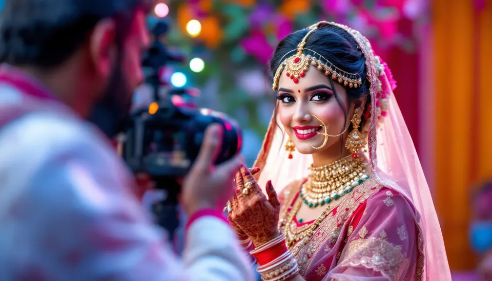 Camera equipment and photography craft at Vijay Studio